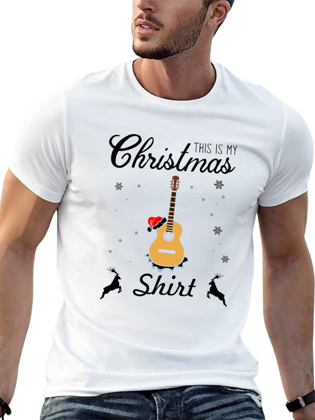 Christmas Guitar Shirt