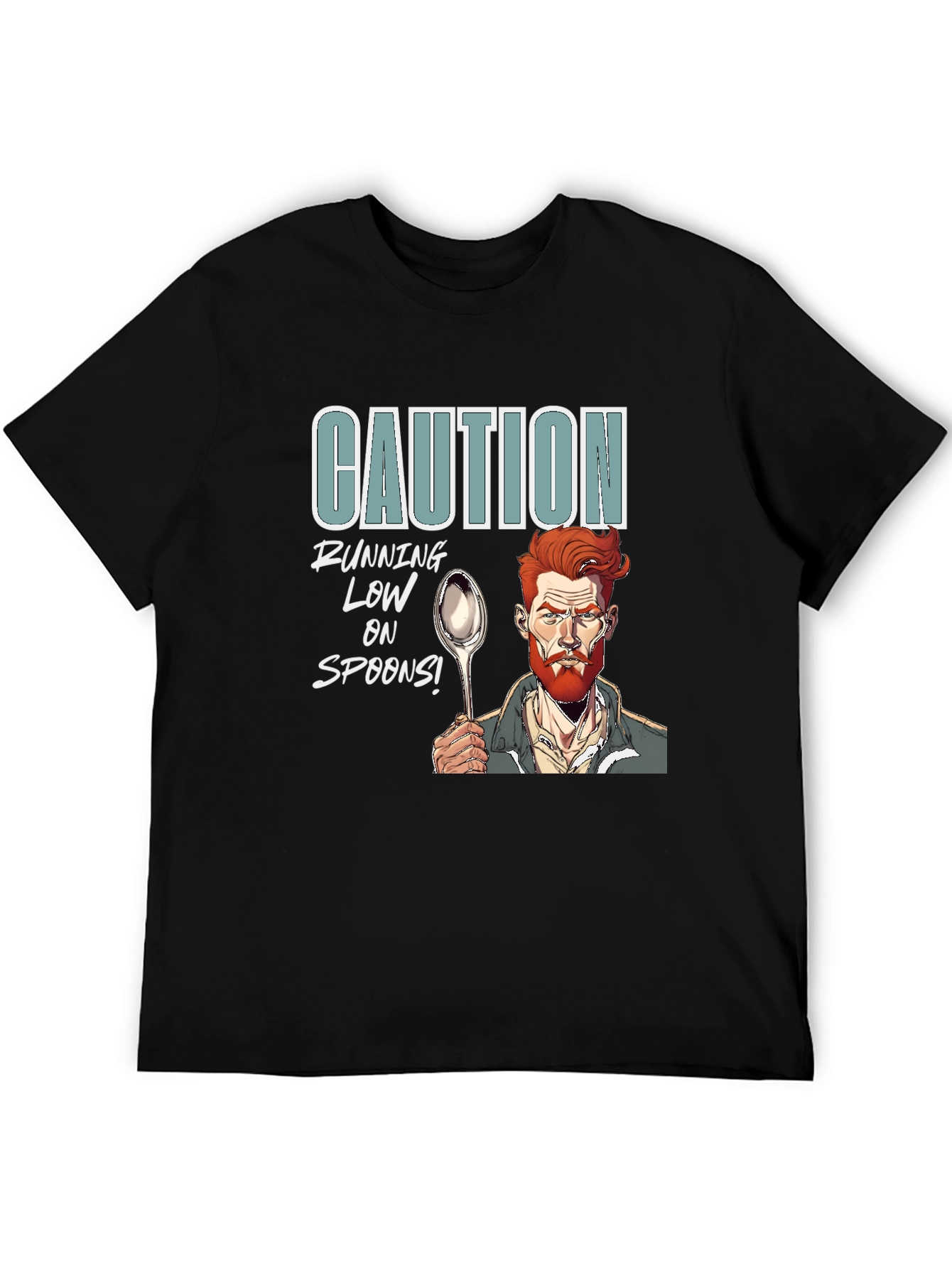Caution: Running Low on Spoons T-Shirt