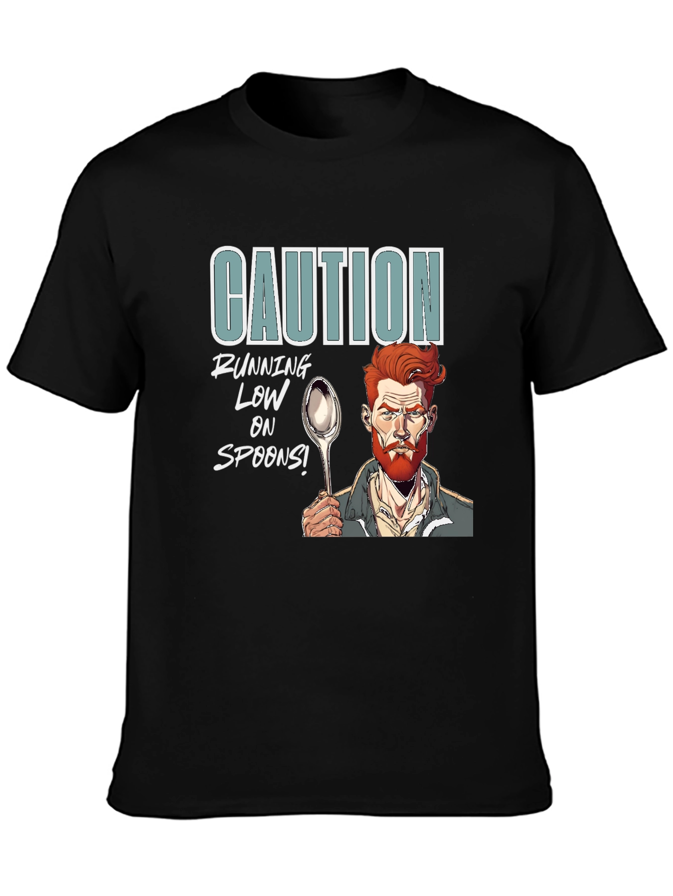 Caution: Running Low on Spoons T-Shirt