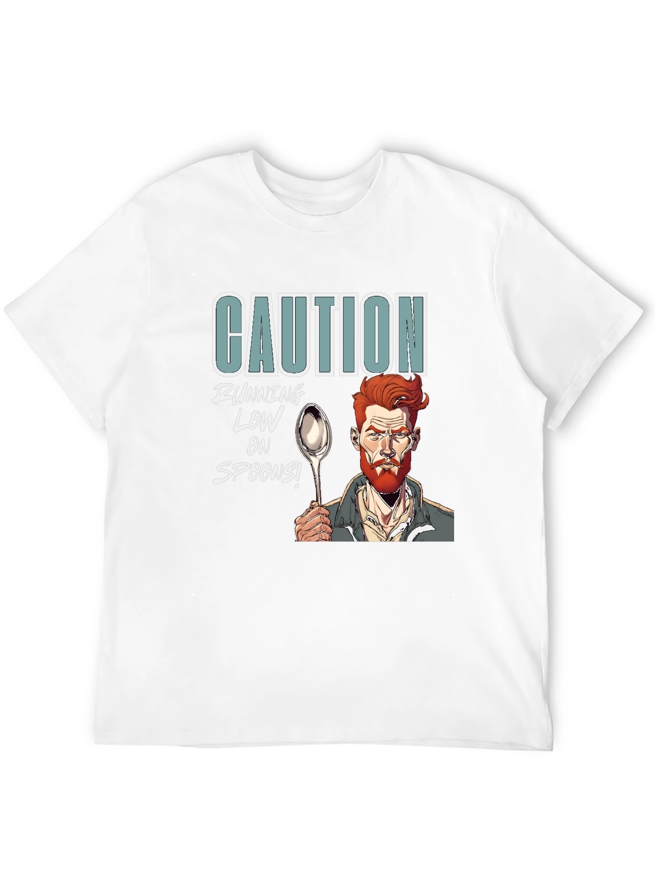 Caution: Running Low on Spoons T-Shirt
