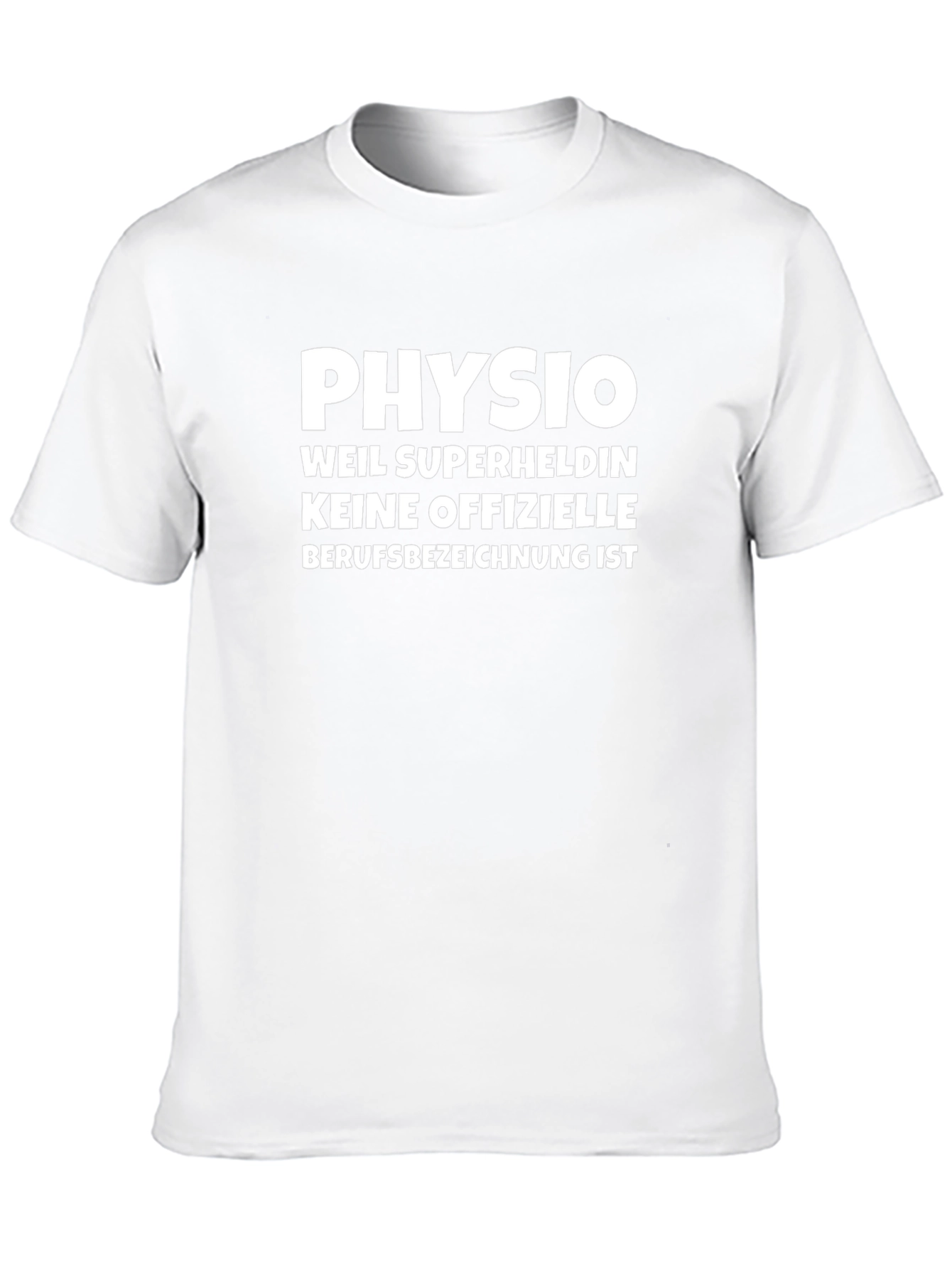 Physio Superhero T-Shirt - Funny German Physio Gift