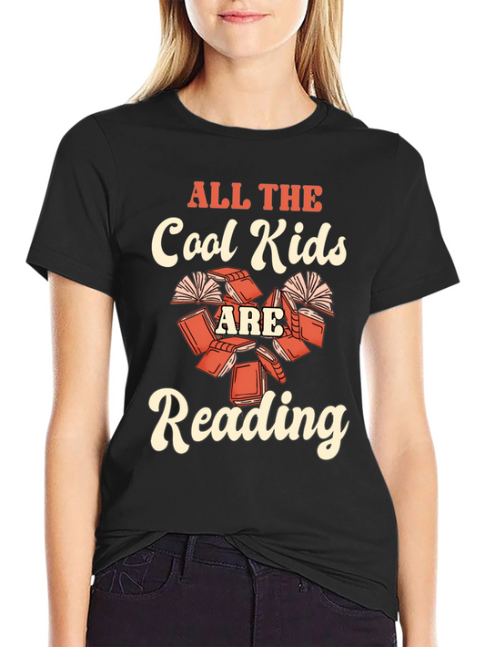 Cool Kids Reading T-Shirt - Book Lover Tee