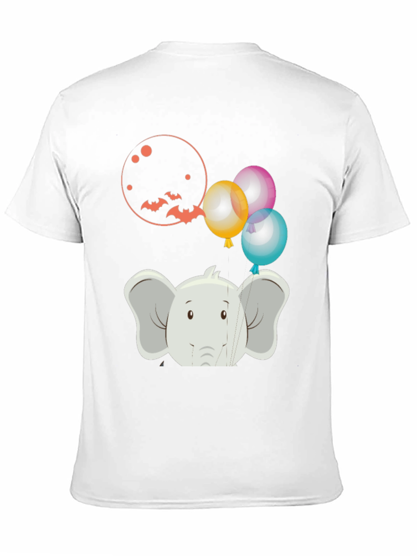 Elephant Balloons Graphic Tee - Fun & Unique