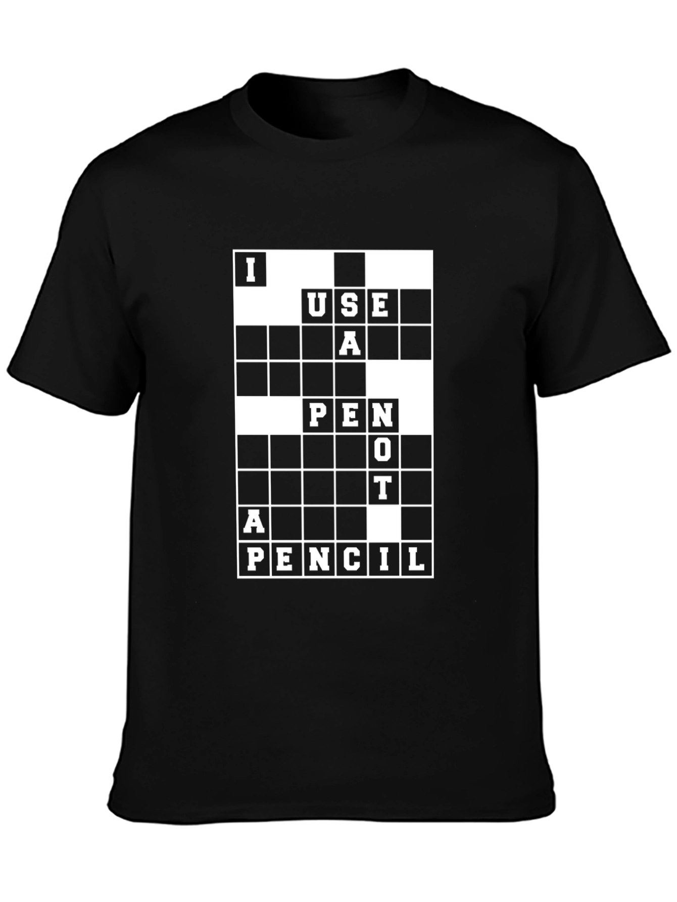 I Use a Pen Not a Pencil Graphic Tee