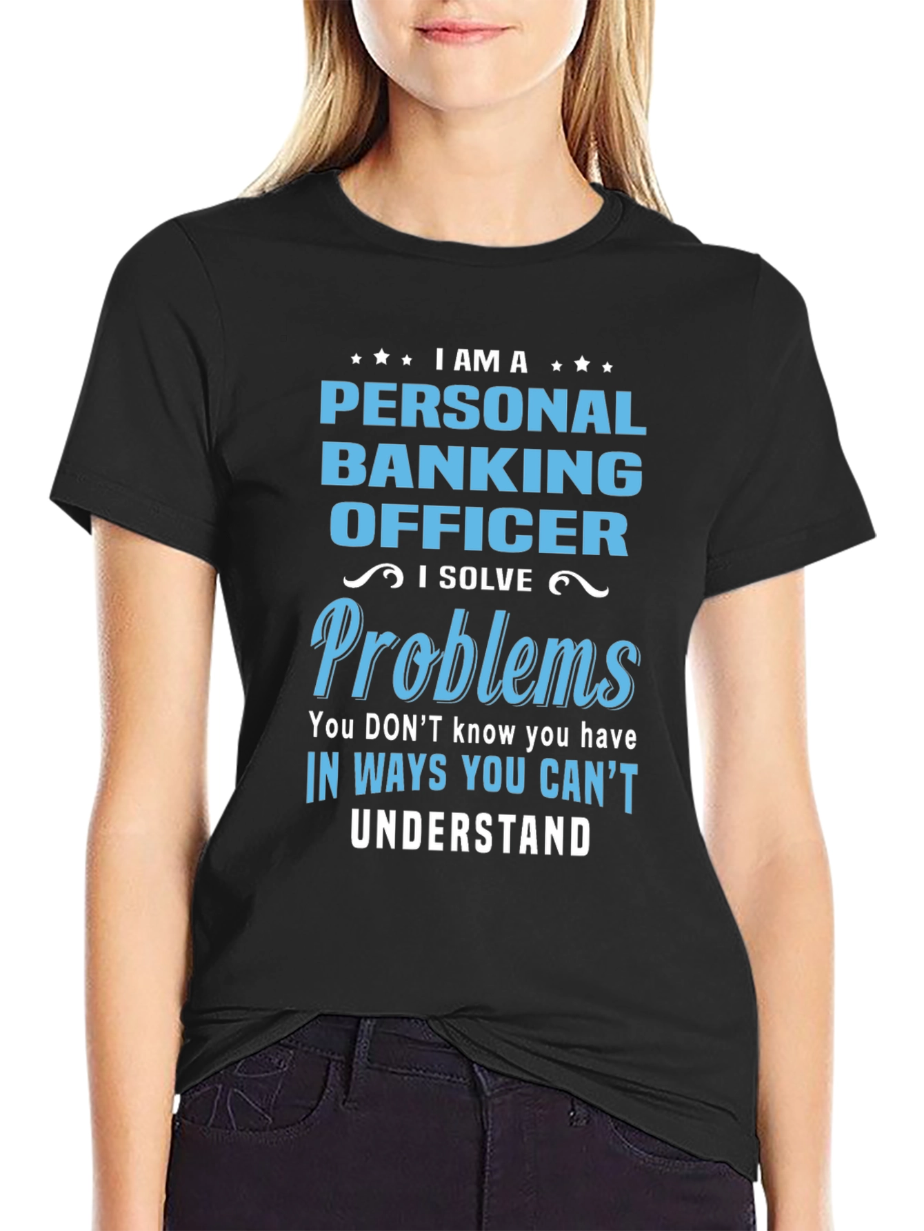 Personal Banking Officer Novelty Graphic T-Shirt