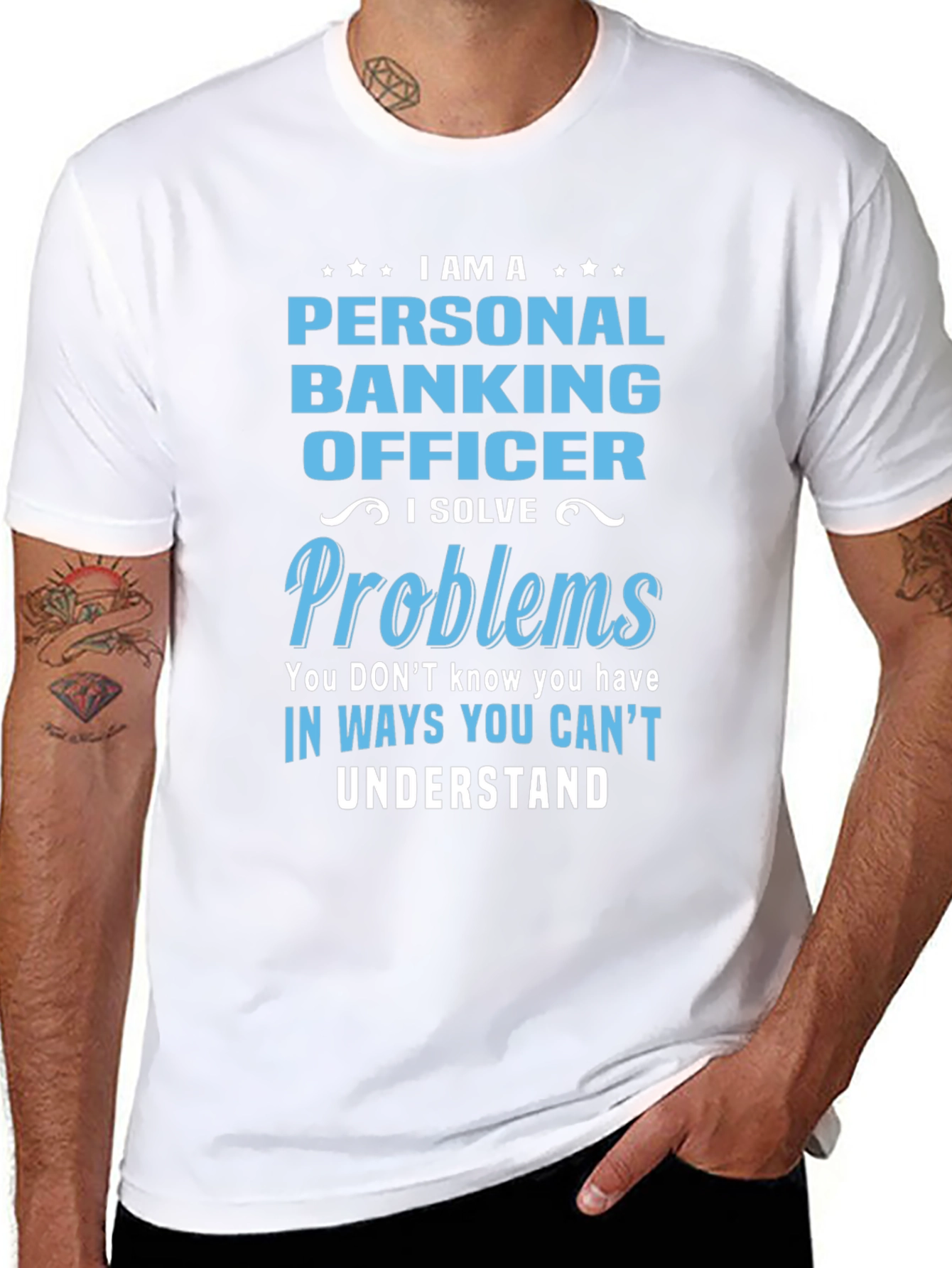 Personal Banking Officer Novelty Graphic T-Shirt