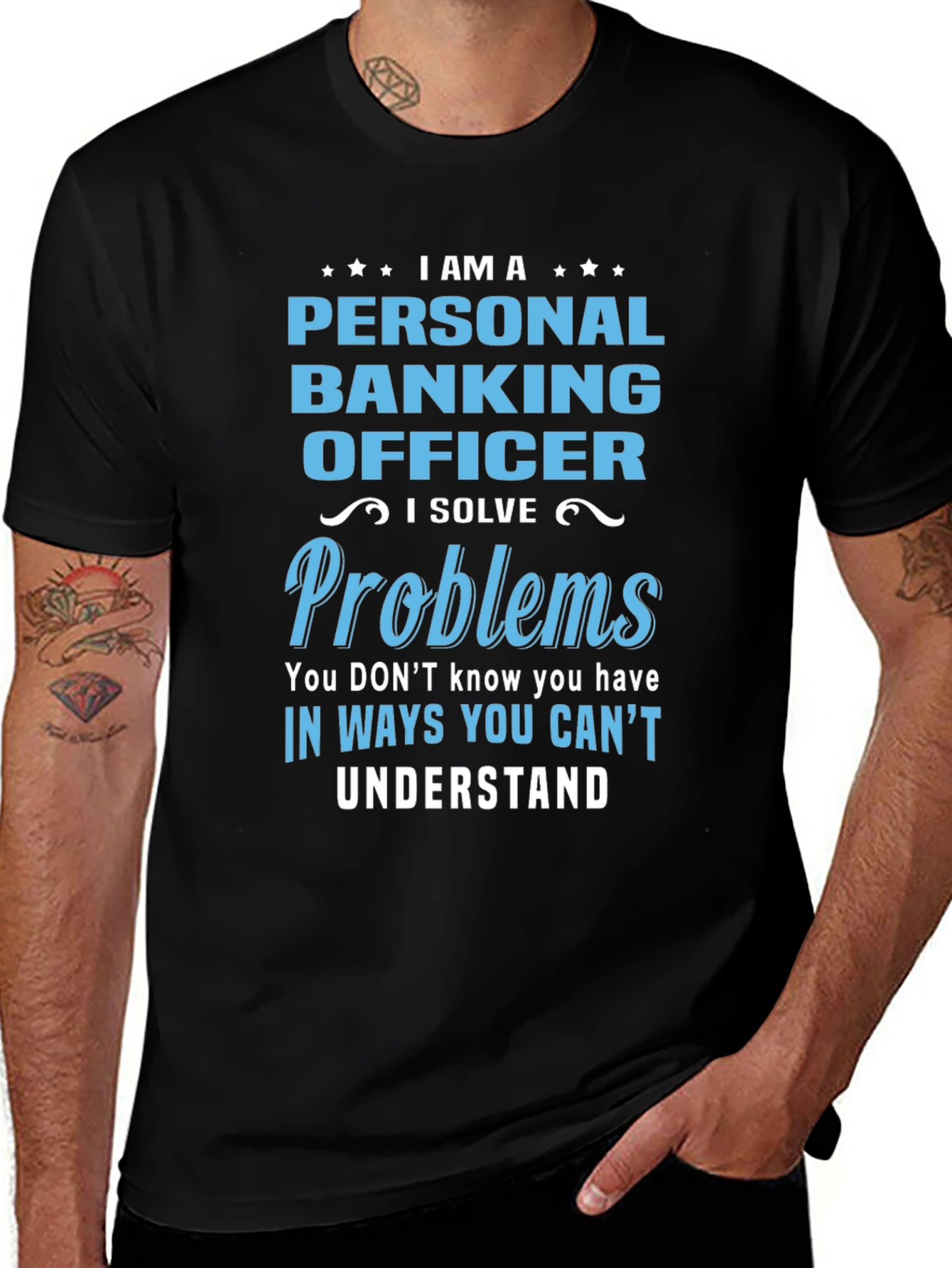 Personal Banking Officer Novelty Graphic T-Shirt