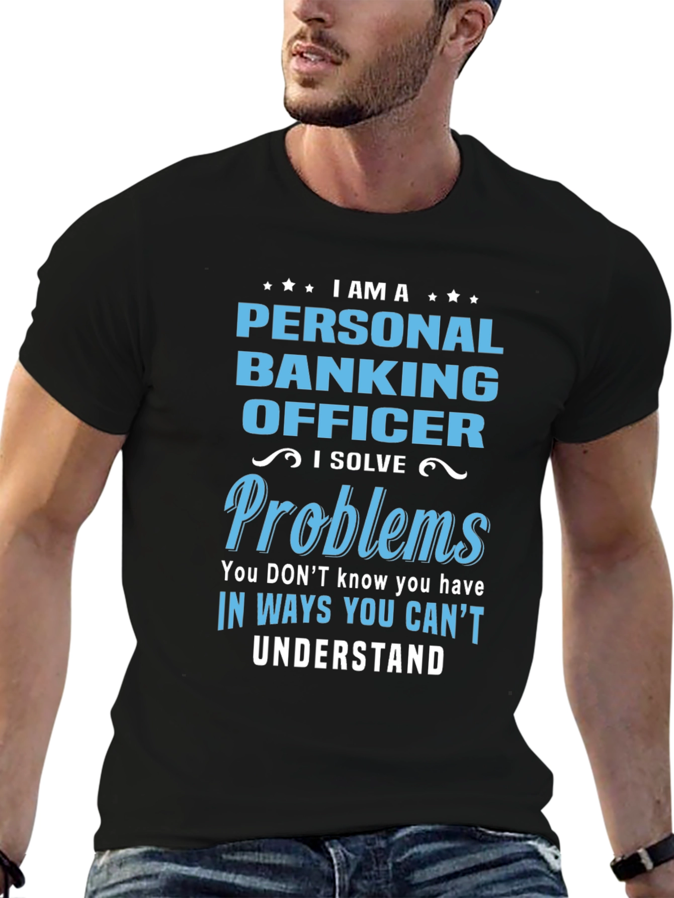 Personal Banking Officer Novelty Graphic T-Shirt