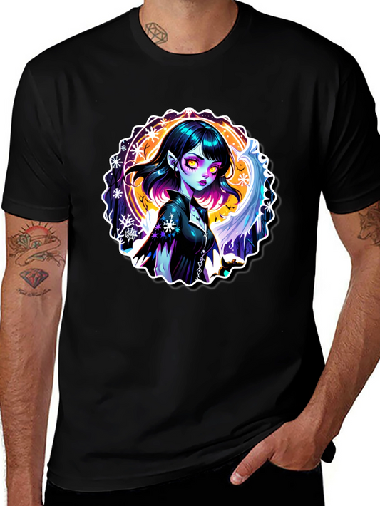 Gothic Vampire T-Shirt - Edgy & Unique Design