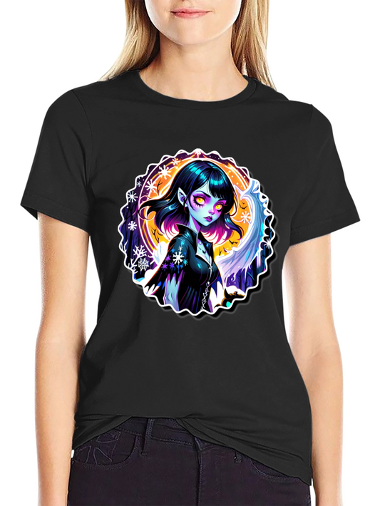 Gothic Vampire T-Shirt - Edgy & Unique Design