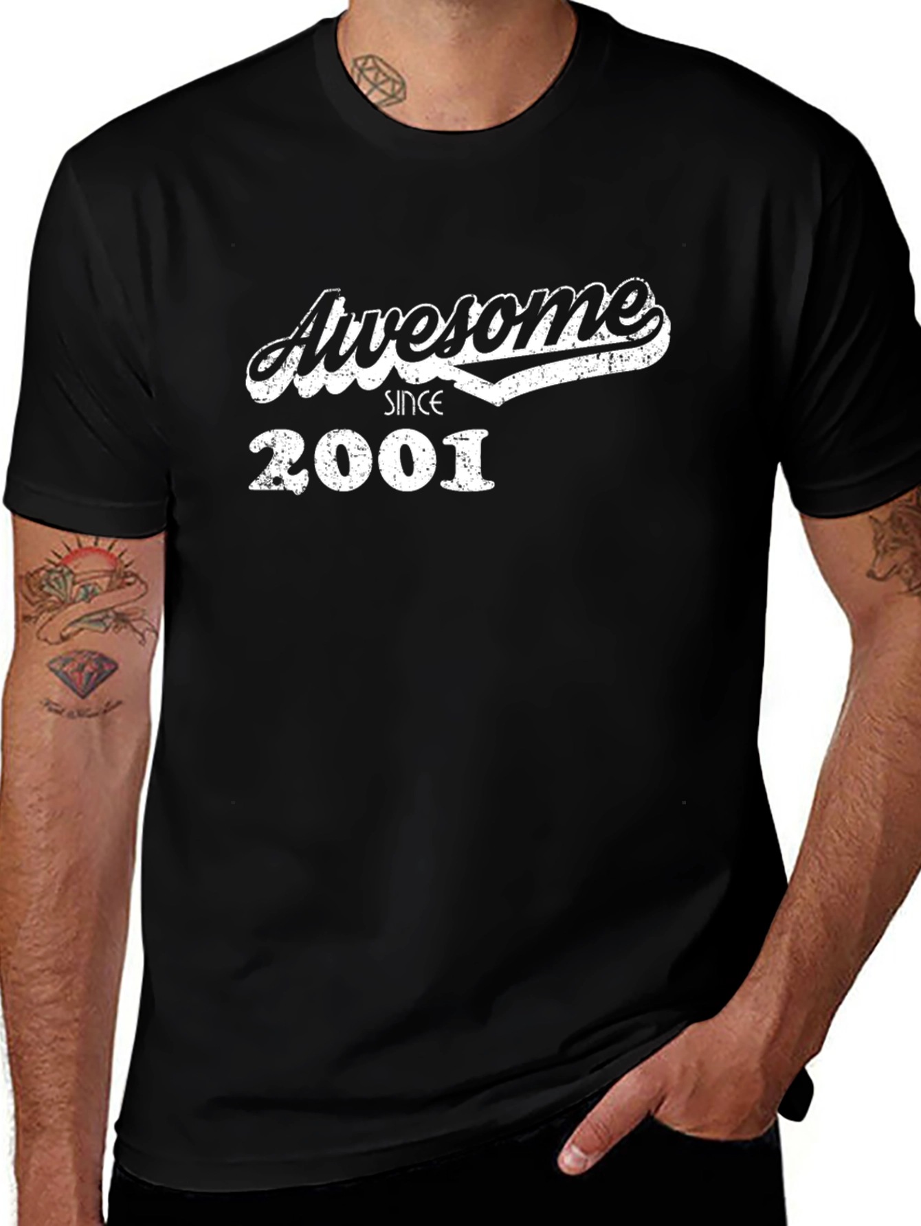 Awesome Since 2001 Graphic T-Shirt