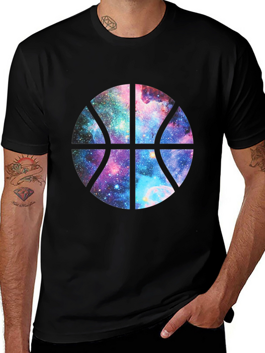 Galaxy Basketball Graphic T-Shirt