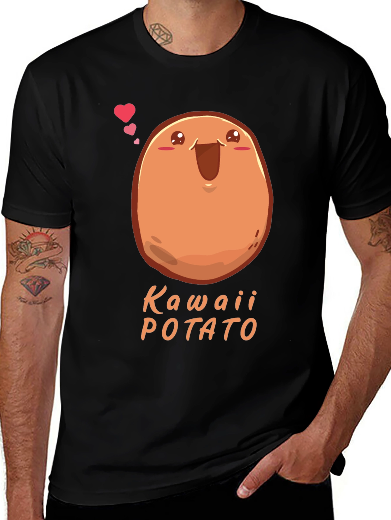 Kawaii Potato T-Shirt - Cute Graphic Tee