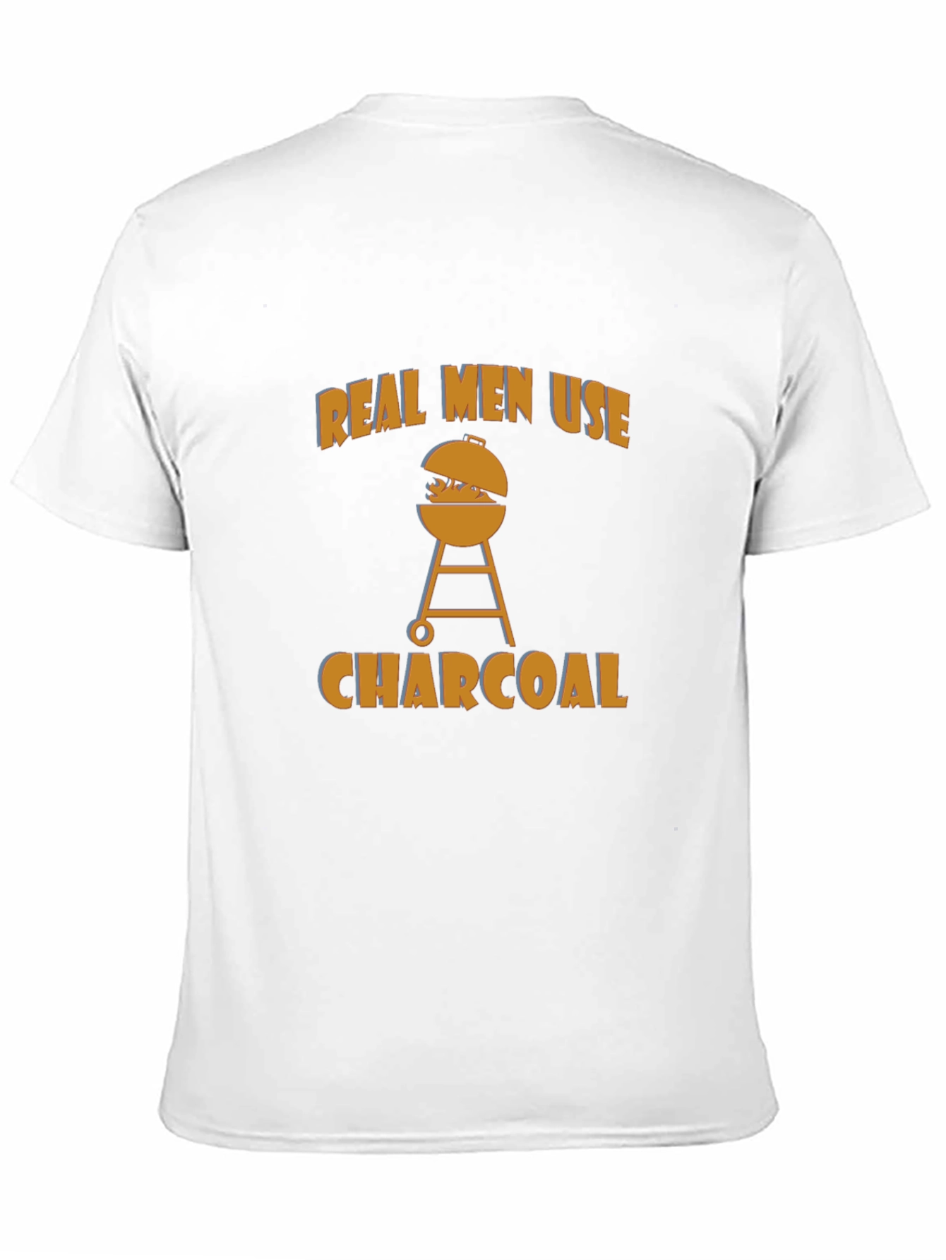 Real Men Use Charcoal BBQ T-Shirt