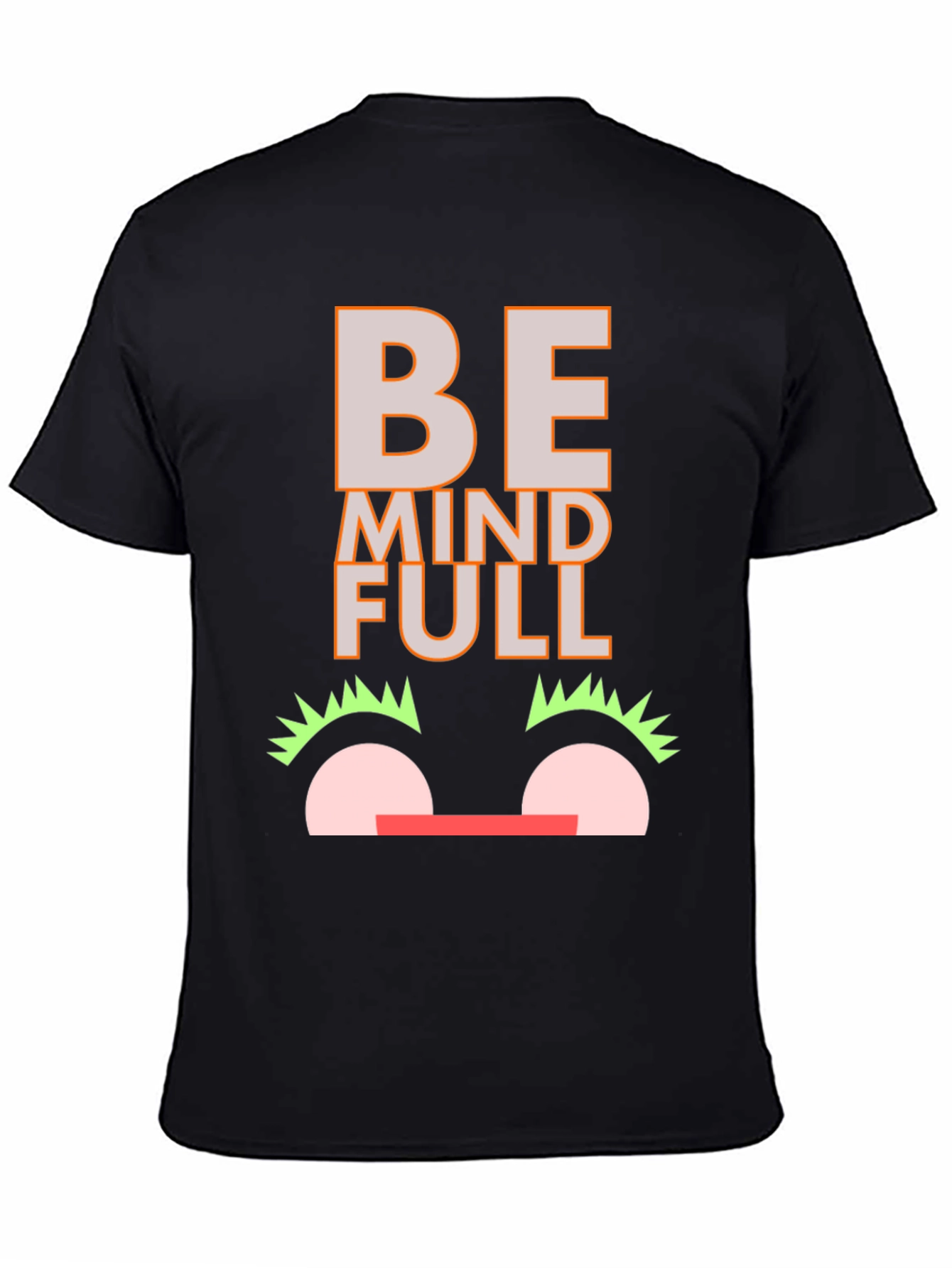Be Mindful Graphic Tee - Black Casual Shirt