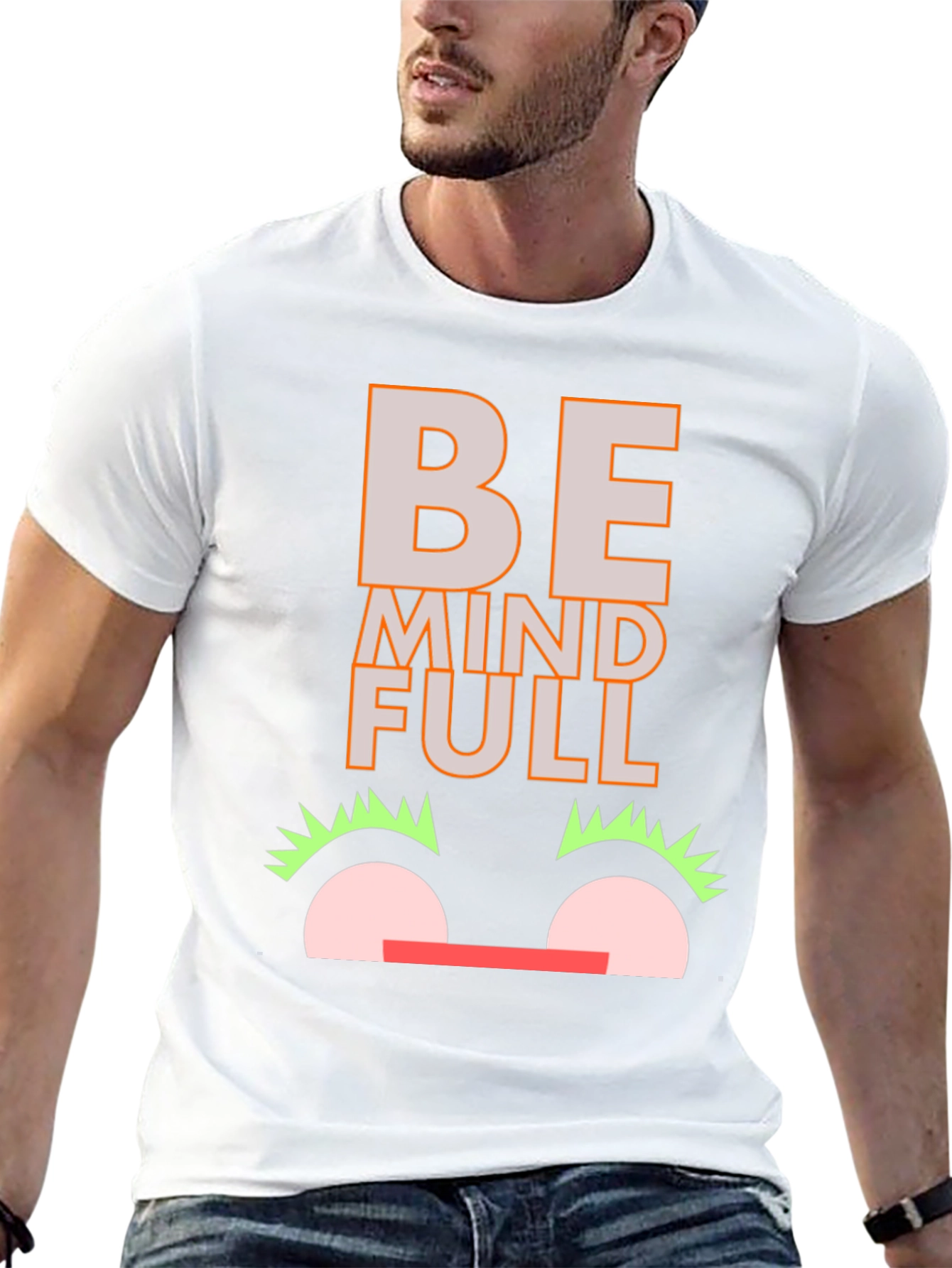 Be Mindful Graphic Tee - Black Casual Shirt
