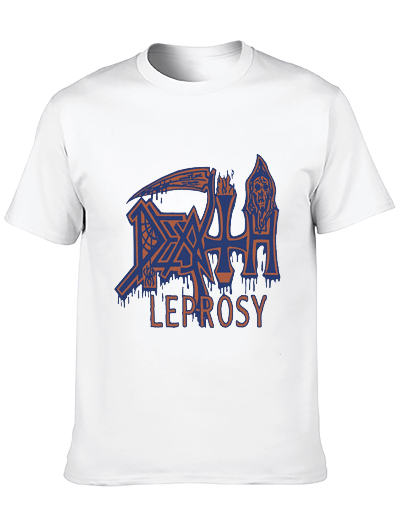 Death Leprosy Graphic T-Shirt - Black