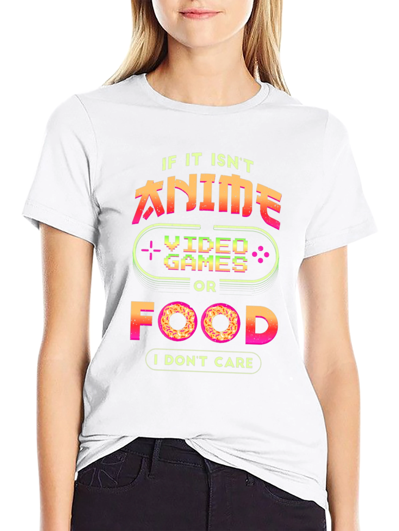 Anime Video Games Food T-Shirt - Gamer Shirt