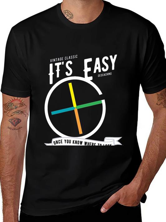 Geocaching T-Shirt - Vintage Classic Look