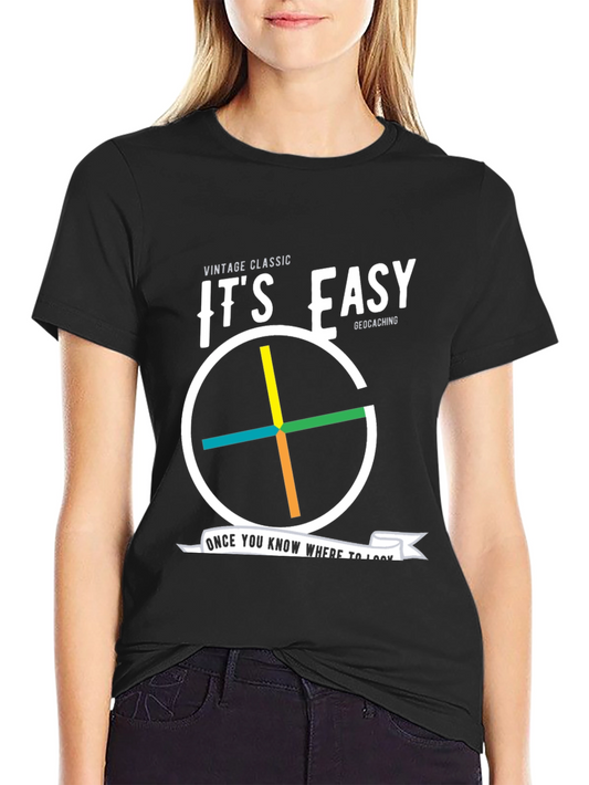 Geocaching T-Shirt - Vintage Classic Look