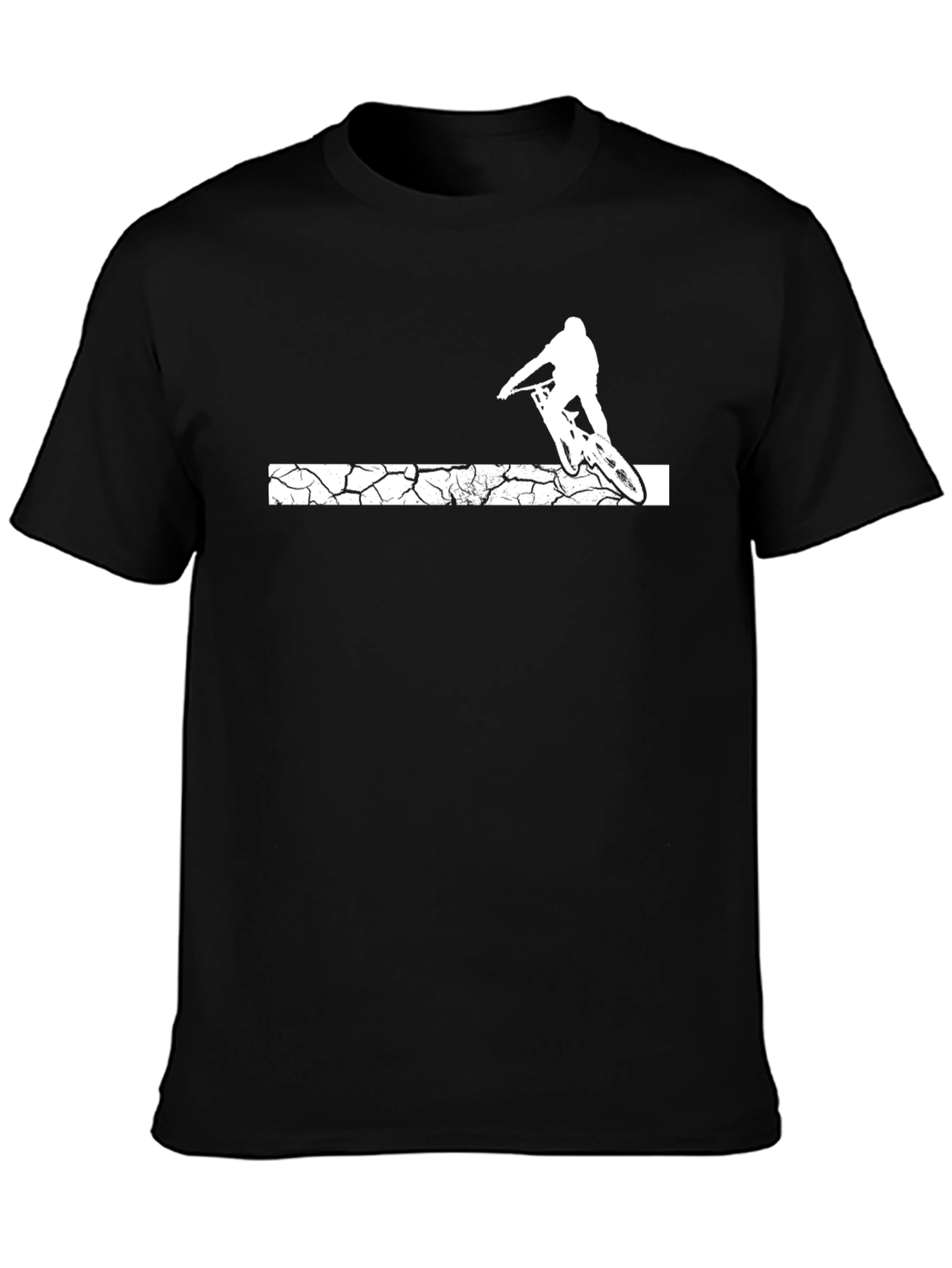 Mountain Bike T-Shirt - Crack Design