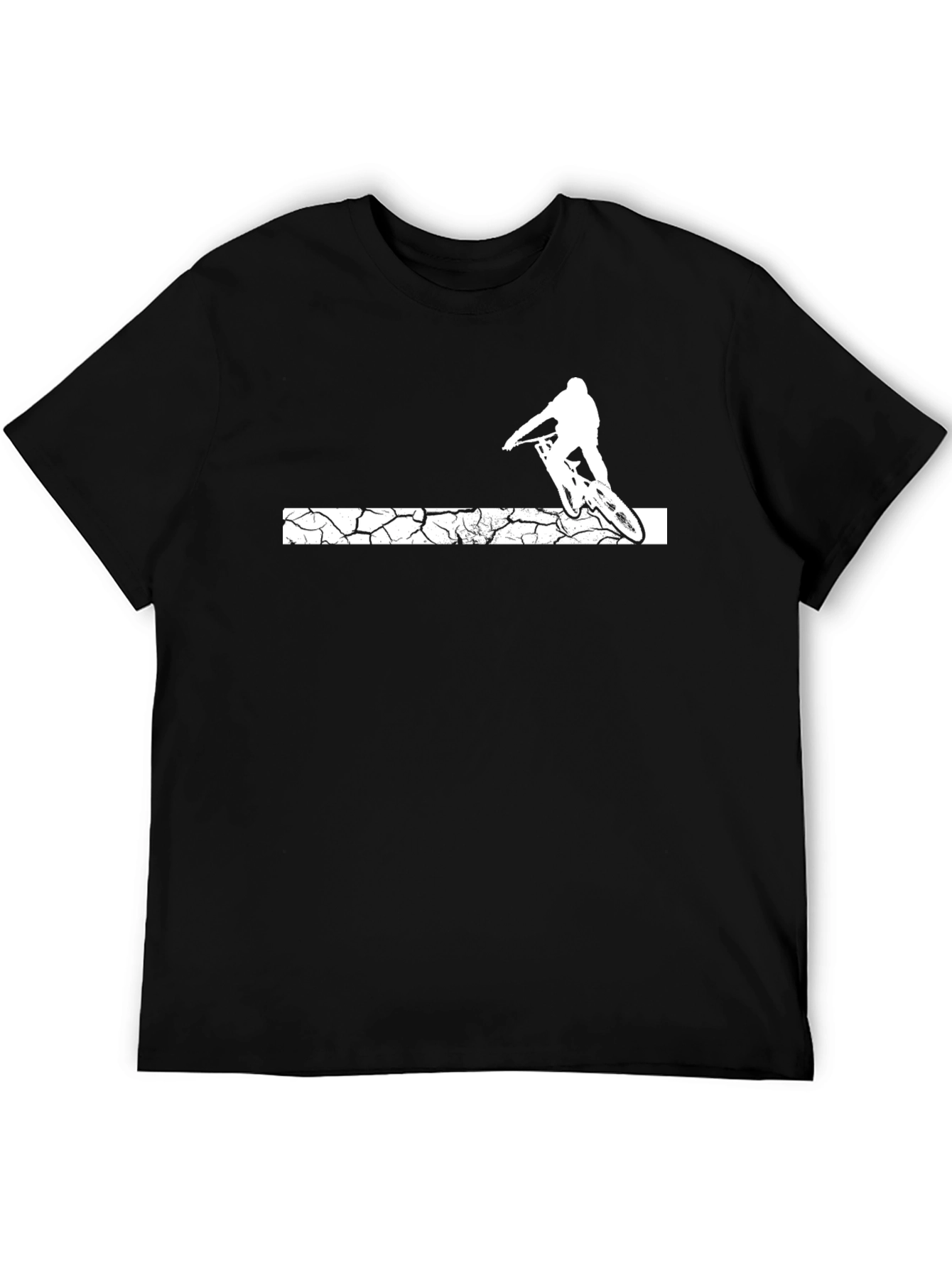 Mountain Bike T-Shirt - Crack Design