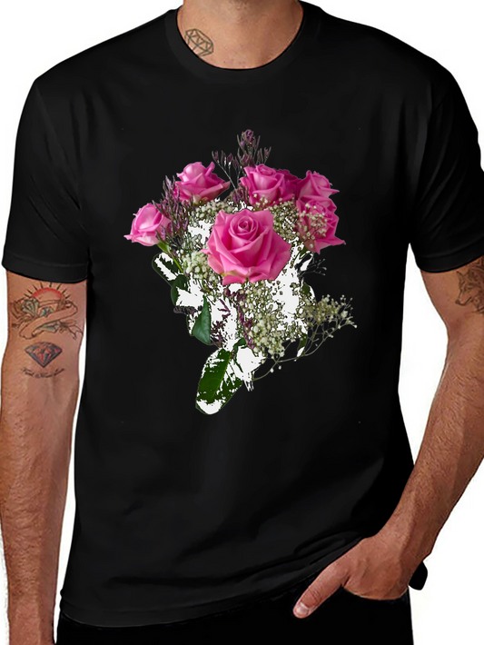 Floral Bouquet Graphic T-Shirt