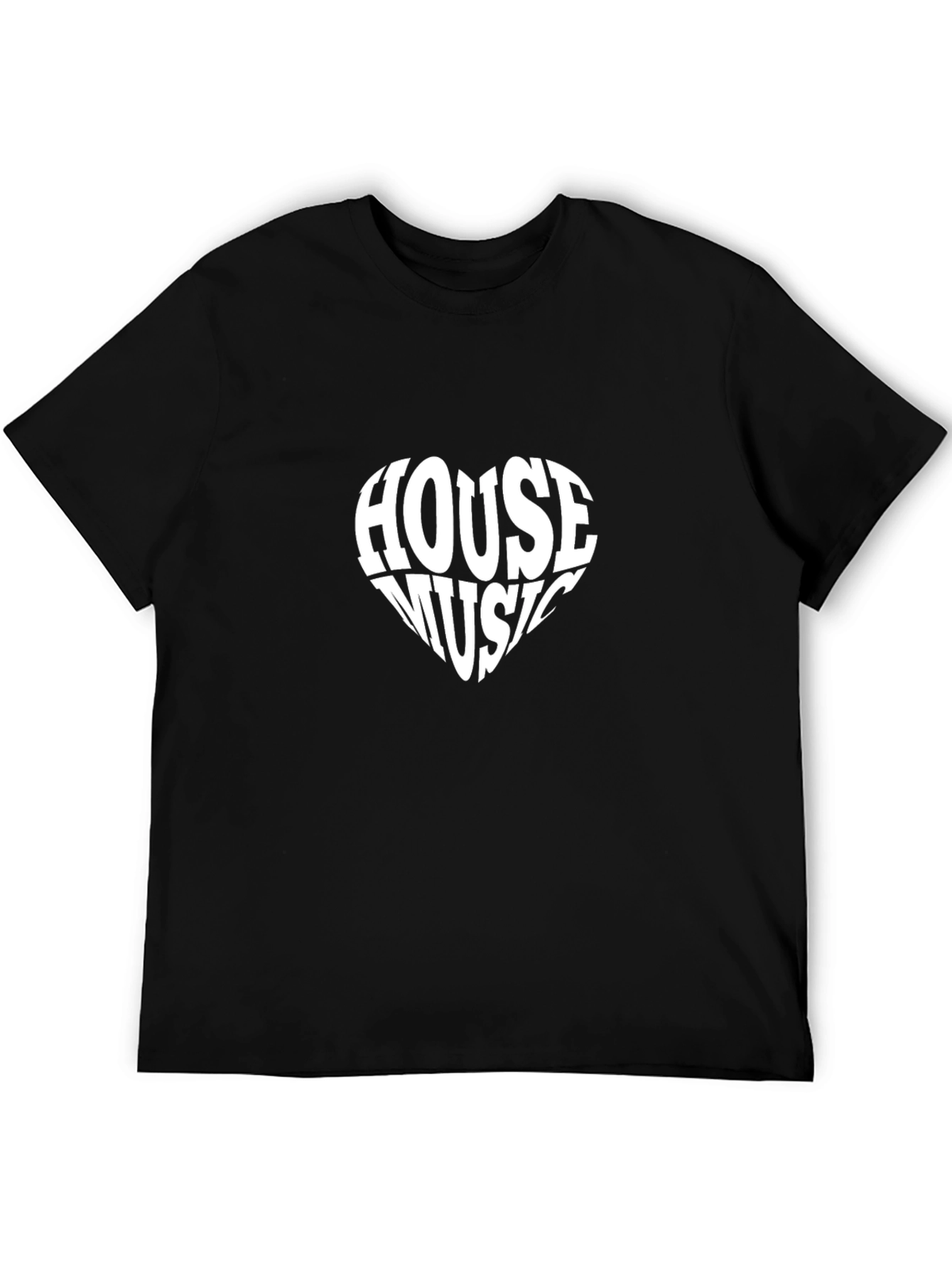 House Music Heart Graphic T-Shirt