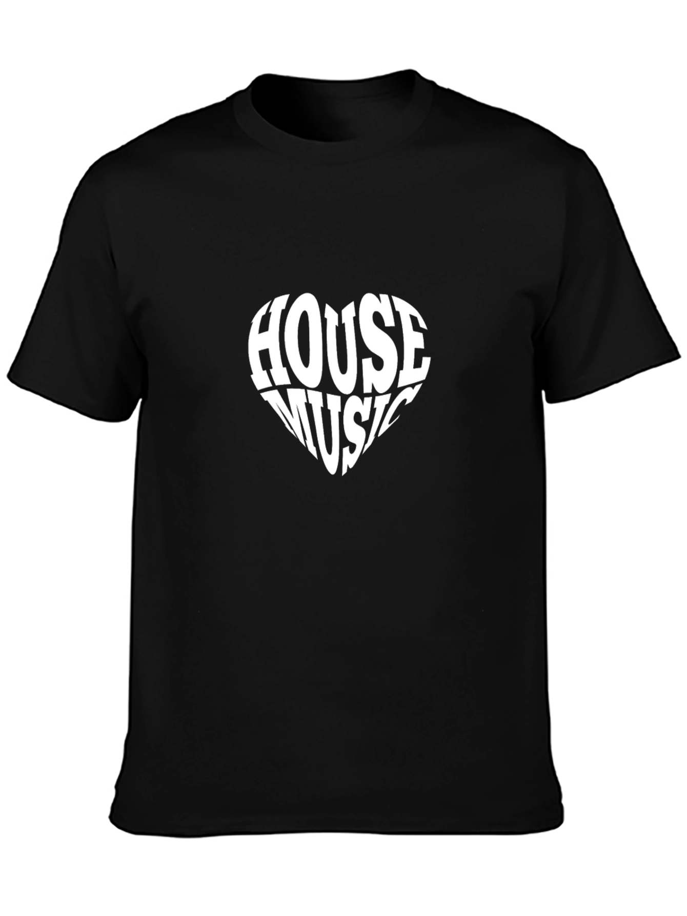 House Music Heart Graphic T-Shirt