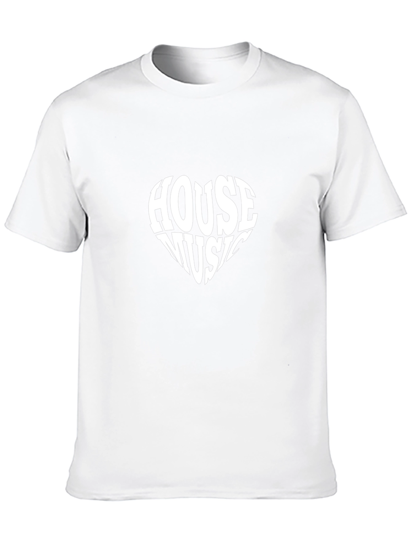 House Music Heart Graphic T-Shirt