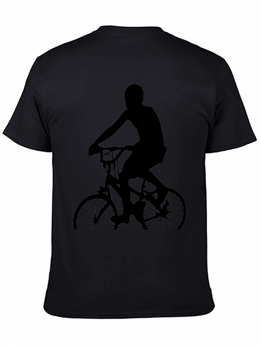 Black Bicycle Silhouette T-Shirt