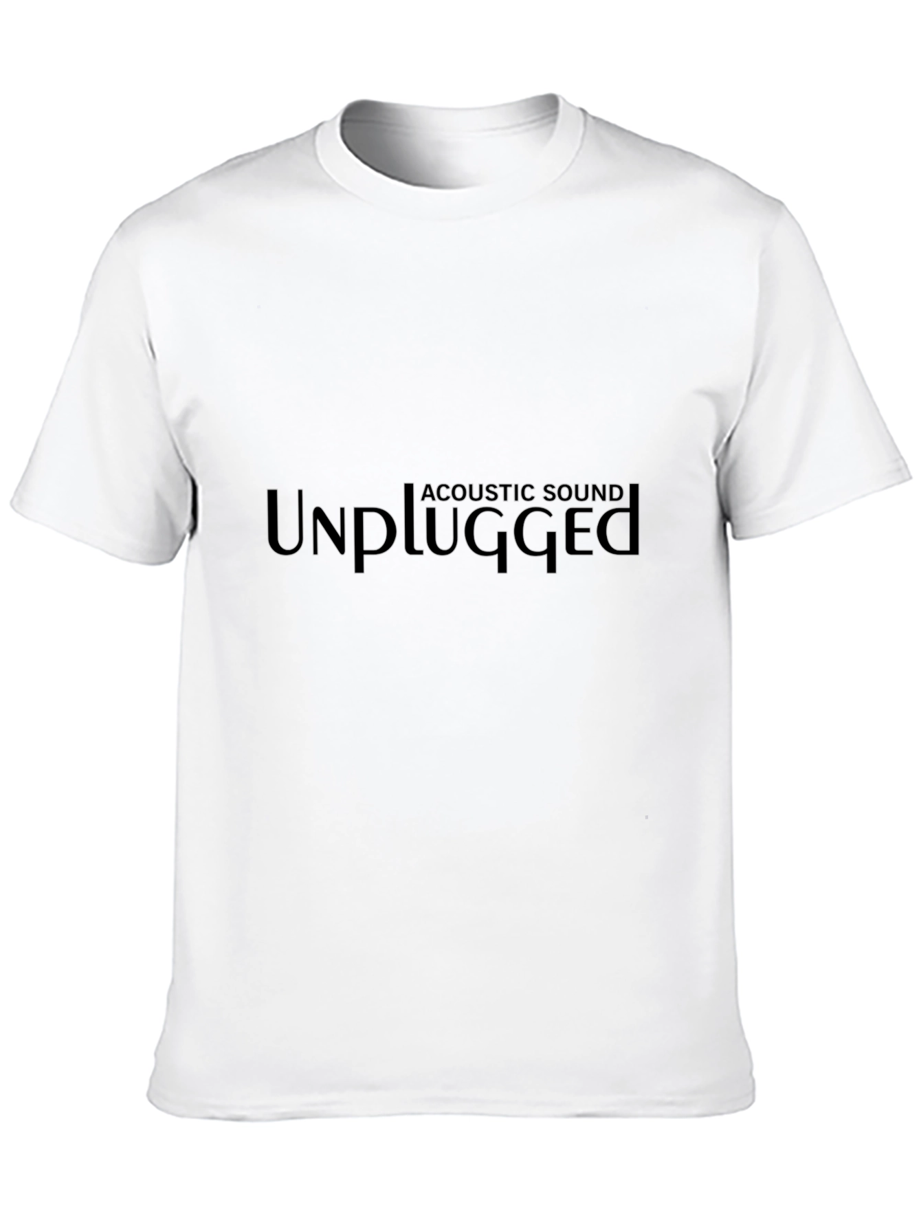 Unplugged Acoustic Sound Black Tee