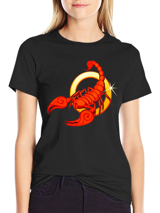 Scorpion Graphic Print Tee - Zodiac Style