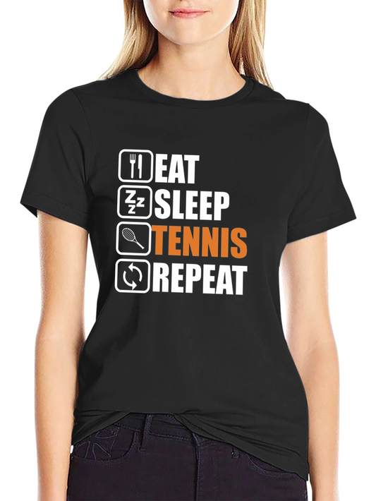Eat Sleep Tennis Repeat T-Shirt