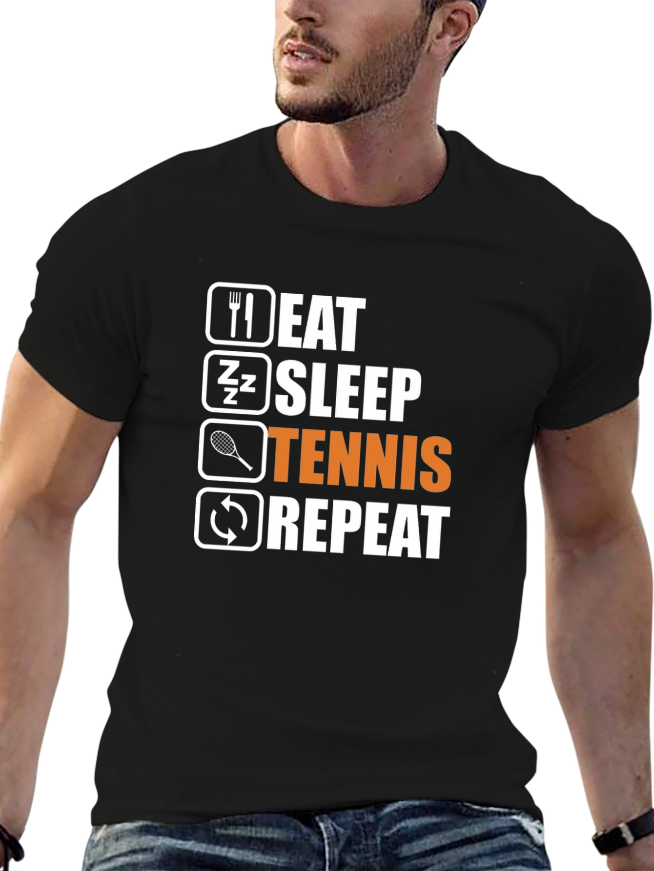Eat Sleep Tennis Repeat T-Shirt