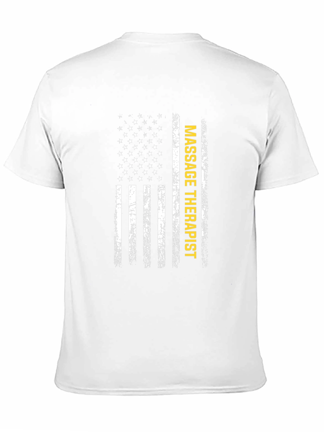 Massage Therapist American Flag Graphic Tee