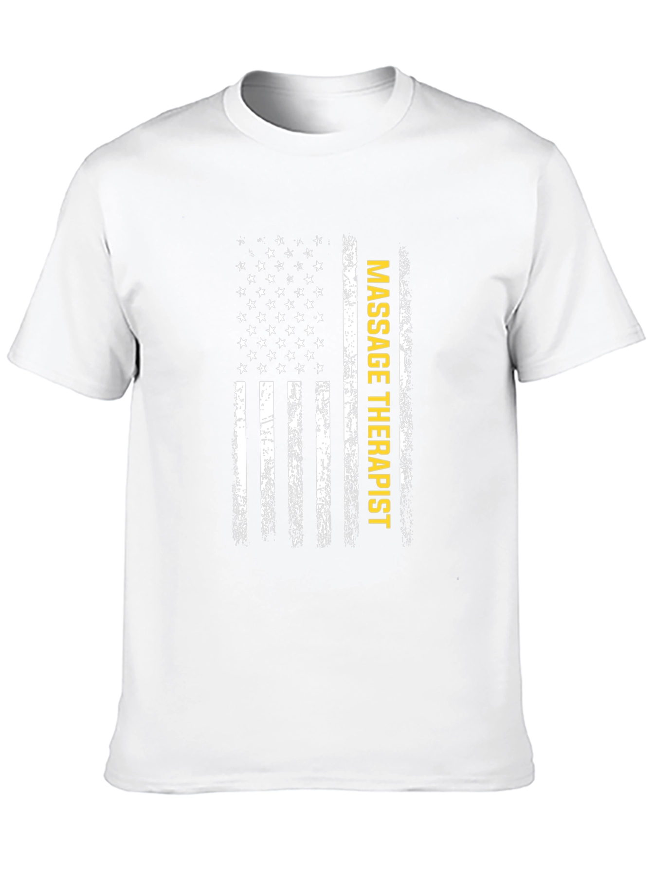 Massage Therapist American Flag Graphic Tee