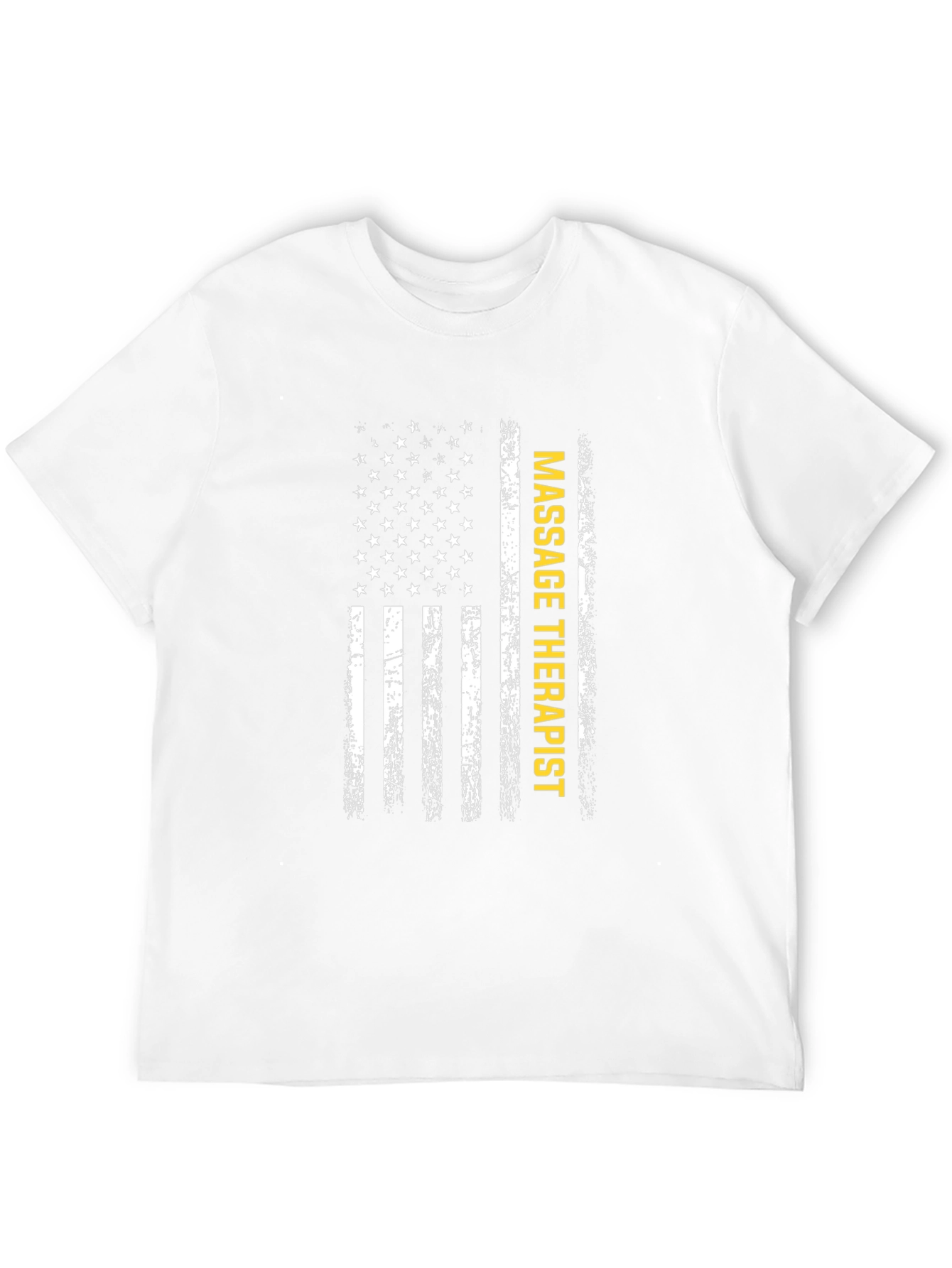 Massage Therapist American Flag Graphic Tee