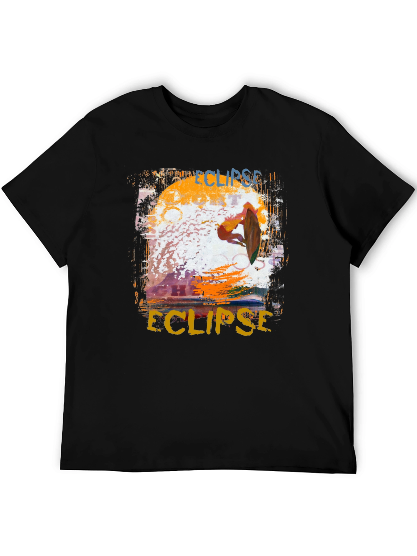 Eclipse Surfing Graphic T-Shirt