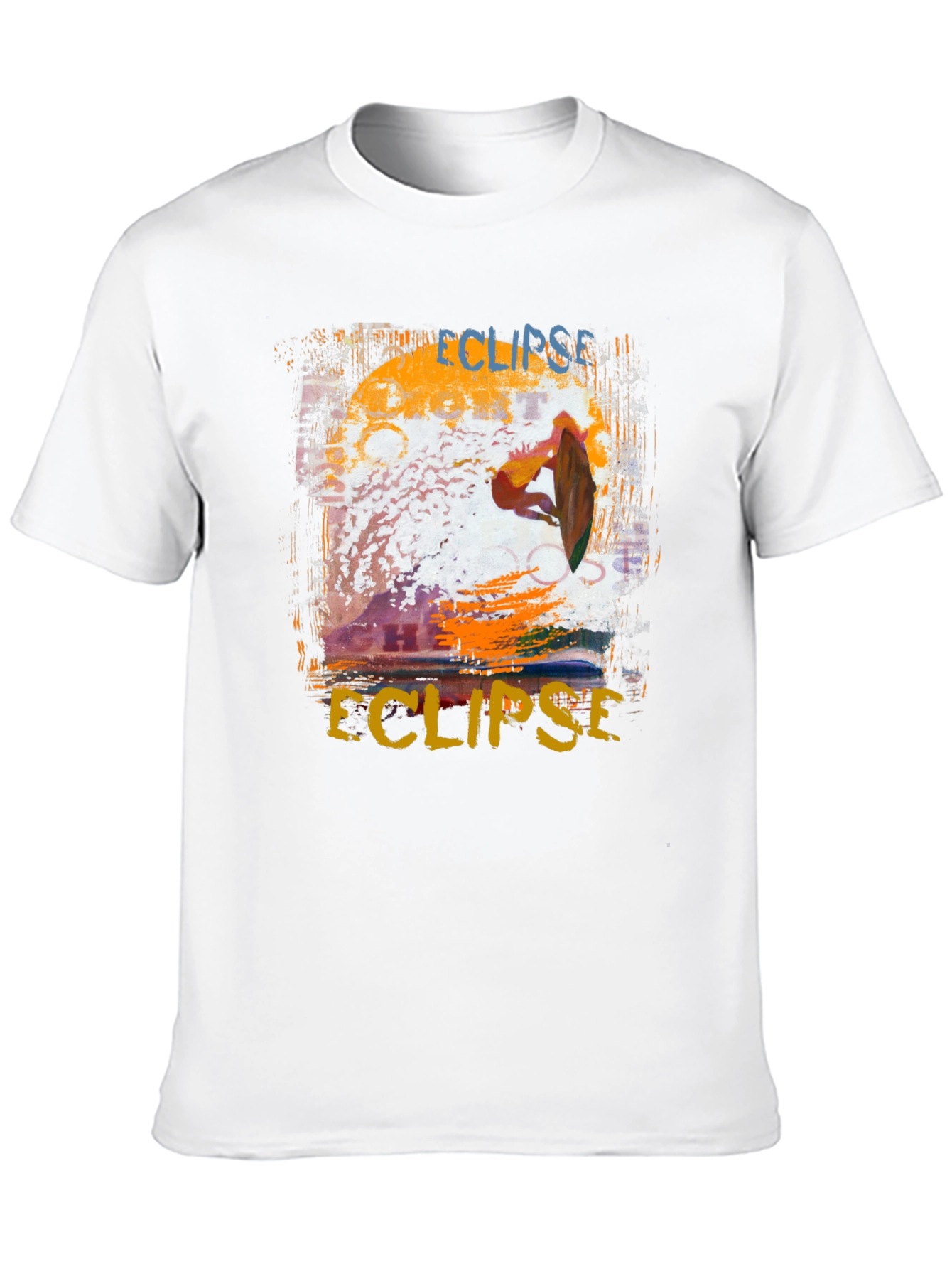 Eclipse Surfing Graphic T-Shirt