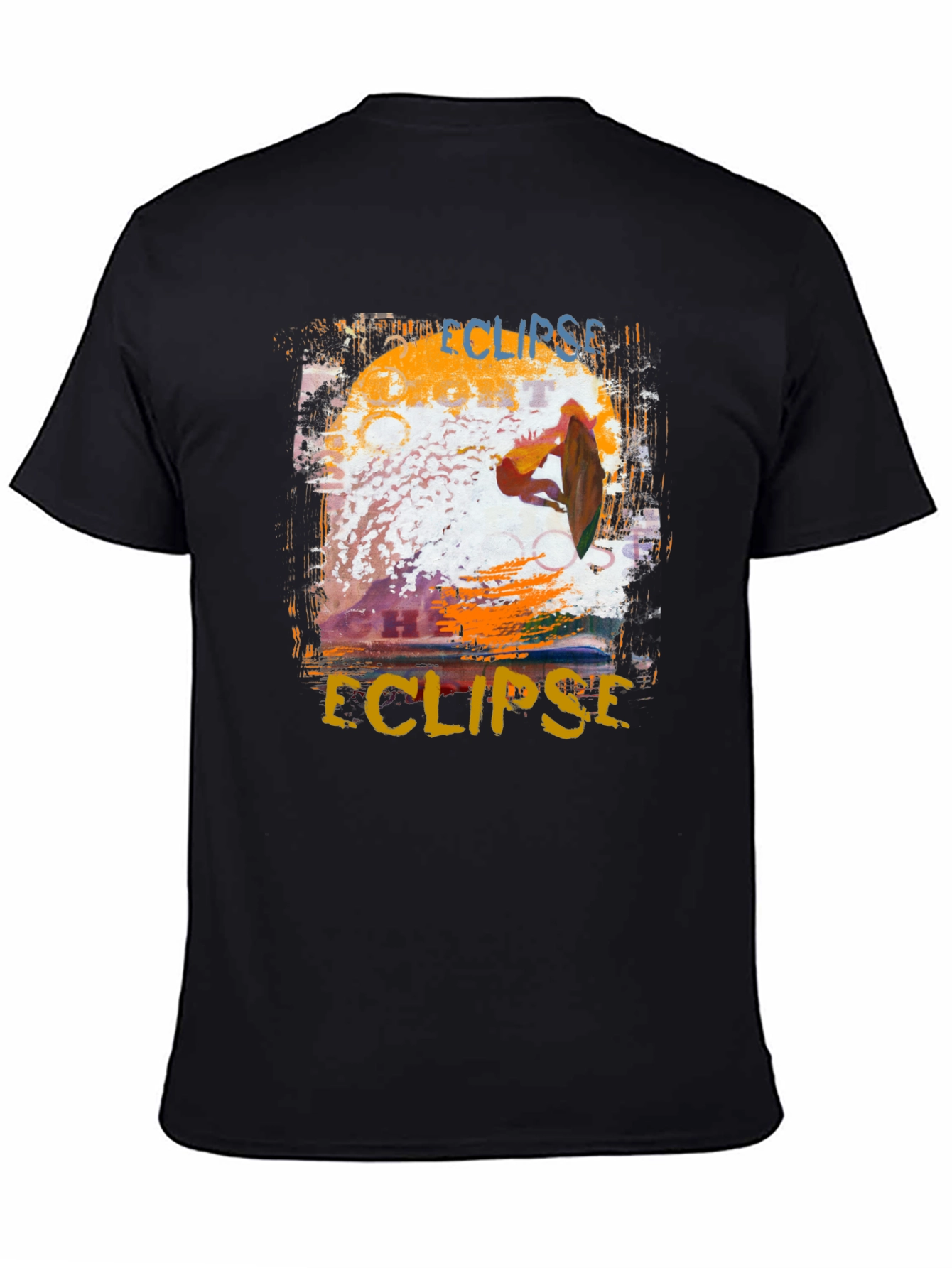 Eclipse Surfing Graphic T-Shirt