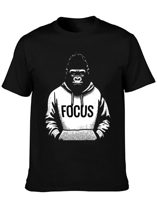 Focus Gorilla Graphic Tee - Black