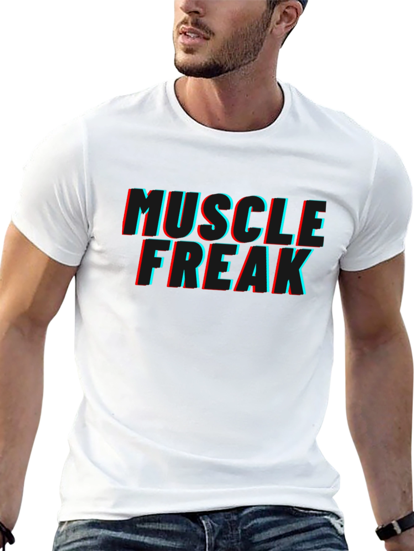 Muscle Freak Graphic Tee - Black