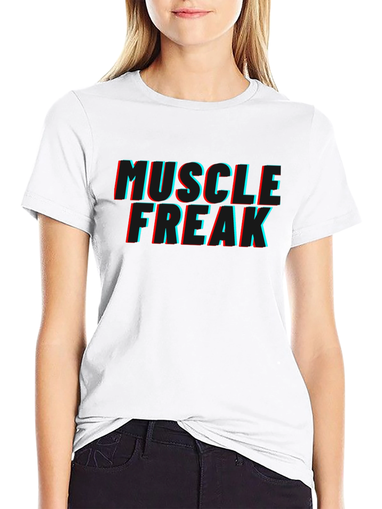 Muscle Freak Graphic Tee - Black