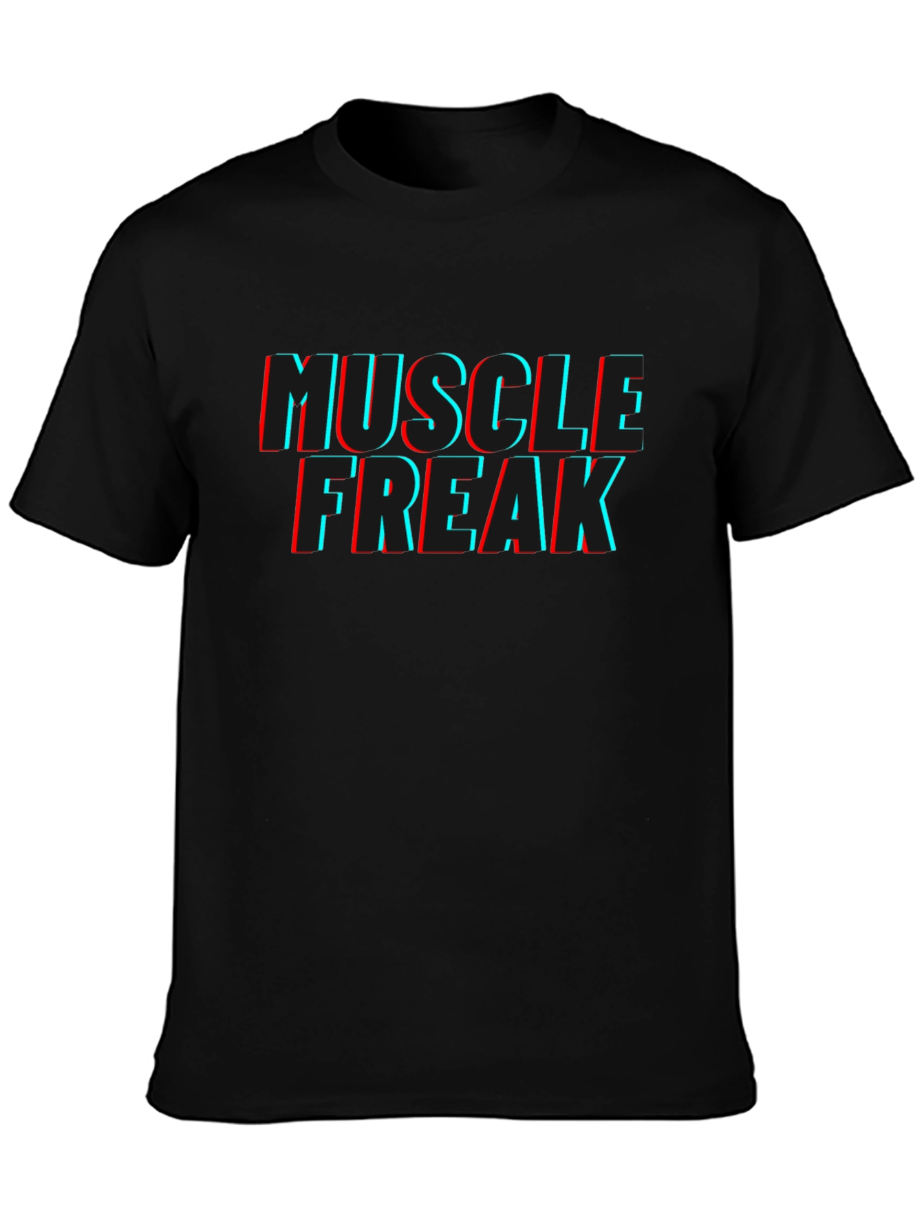 Muscle Freak Graphic Tee - Black