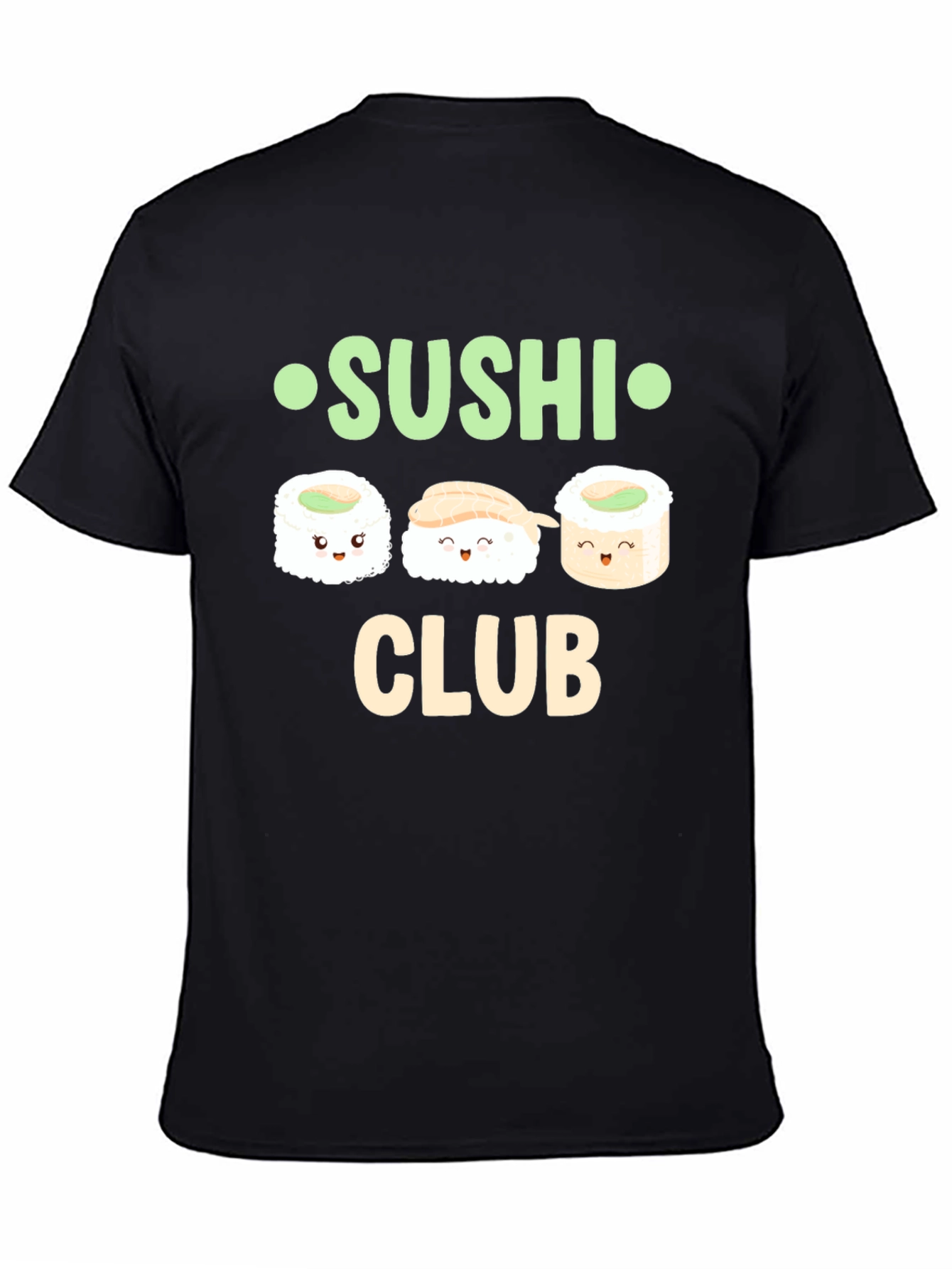 Sushi Club Graphic T-Shirt - Cute Foodie Tee
