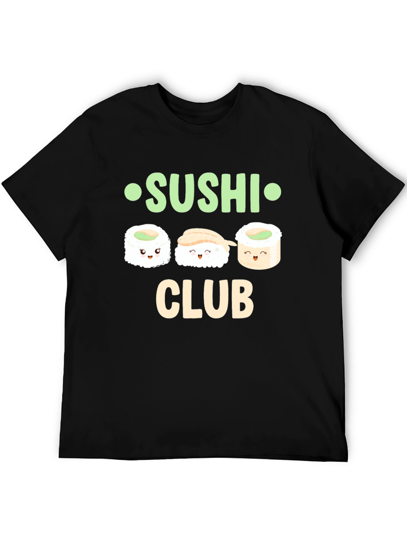 Sushi Club Graphic T-Shirt - Cute Foodie Tee