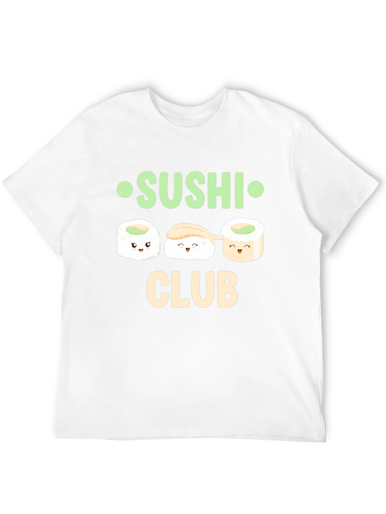 Sushi Club Graphic T-Shirt - Cute Foodie Tee