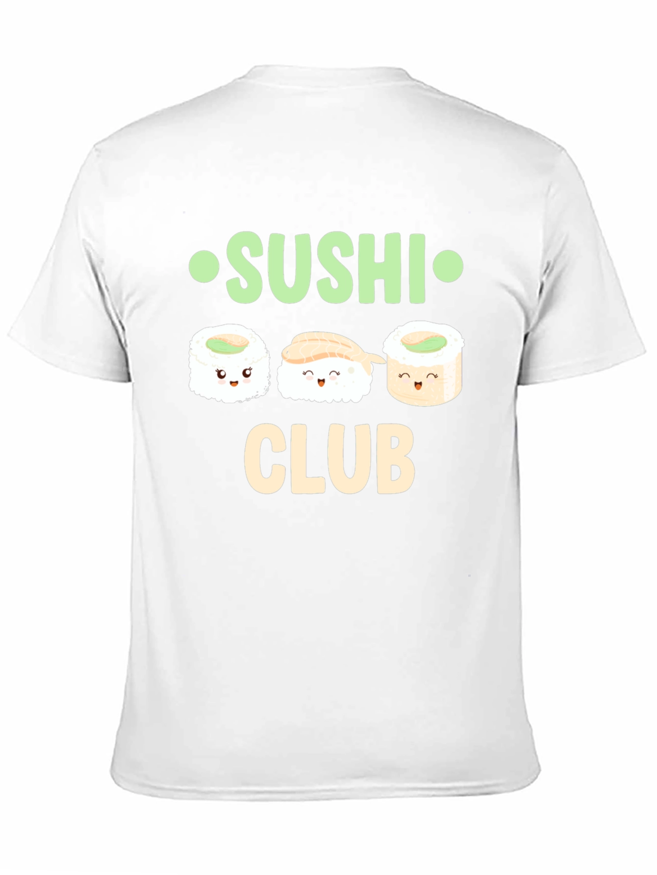 Sushi Club Graphic T-Shirt - Cute Foodie Tee