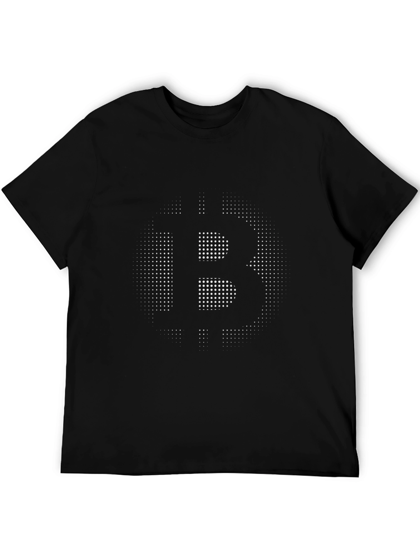 Bitcoin Logo Black T-Shirt Crypto Currency Tee
